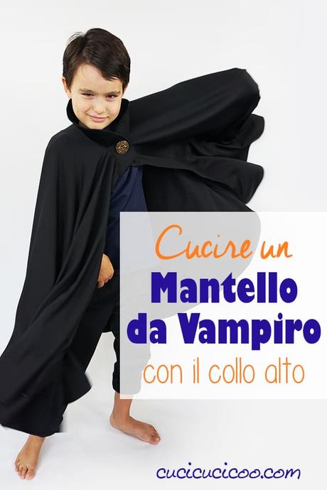 Come cucire un mantello da vampiro con collo alto per Halloween Impara come cucire un mantello da vampiro con collo alto per Halloween! Questo travestimento fai da te è perfetto per ogni età e taglia, e il tutorial è semplice! #vampiro #halloween #travestimento