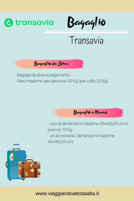 Bagaglio Transavia: tutto quello che devi sapere Bagaglio Transavia: tutto quello che devi sapere