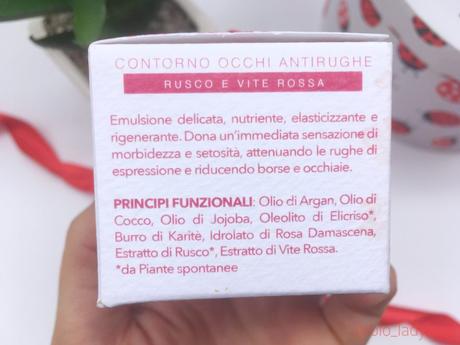 IL PETTIROSSO – Crema contorno occhi antirughe elasticizzante Rusco e Vite Rossa IL PETTIROSSO – Crema contorno occhi antirughe elasticizzante Rusco e Vite Rossa