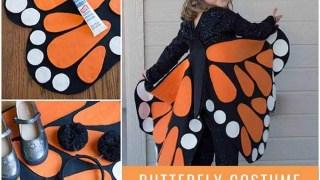 60 Costumi di Halloween fai da te FACILI per 2019 Farfalla (senza cucire!)