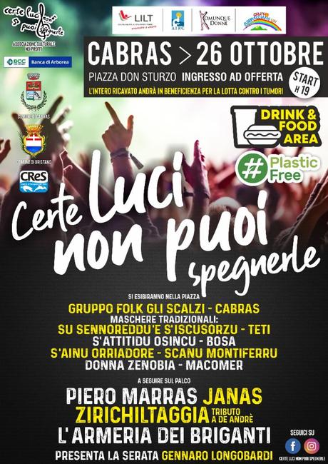 CERTE LUCI NON PUOI SPEGNERLE” CABRAS CERTE LUCI NON PUOI SPEGNERLE” CABRAS