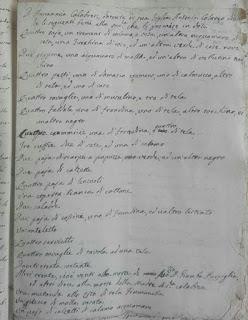 Dote e corredo in un contratto nuziale del 1800 Dote e corredo in un contratto nuziale del 1800