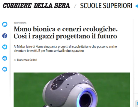 Maker Faire Roma: i progetti delle scuole Maker Faire Roma: i progetti delle scuole