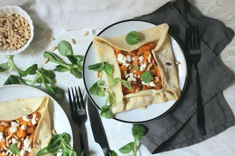 gallette con zucca e feta gallette con zucca e feta