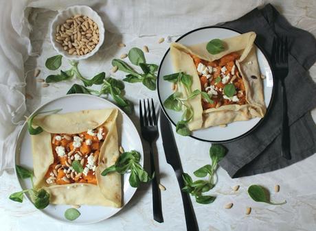 gallette con zucca e feta gallette con zucca e feta