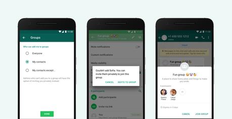 WhatsApp, gli utenti possono decidere chi può aggiungerli nei Gruppi WhatsApp, gli utenti possono decidere chi può aggiungerli nei Gruppi