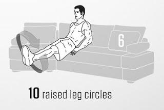 Sofa workout, l'home fitness per i più pigri Sofa workout, l'home fitness per i più pigri