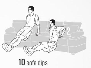 Sofa workout, l'home fitness per i più pigri Sofa workout, l'home fitness per i più pigri