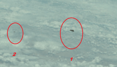 Oggetto triangolare sconosciuto in una foto della NASA durante la Missione Apollo 9 ? Oggetto triangolare sconosciuto in una foto della NASA durante la Missione Apollo 9 ?