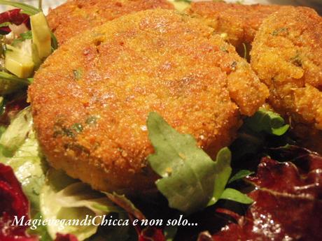 Burgher di zucca con granella (gritz) di saraceno Burgher di zucca con granella (gritz) di saraceno