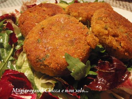 Burgher di zucca con granella (gritz) di saraceno Burgher di zucca con granella (gritz) di saraceno