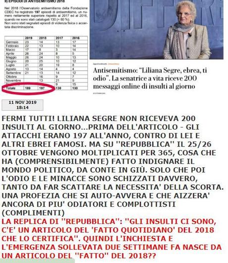 Filosofia dell’anima – Dal nuovo attacco alla mammella dello Stato all’infausta Commissione Segre: a quando i tribunali speciali? NOT IN MY NAME! Filosofia dell’anima – Dal nuovo attacco alla mammella dello Stato all’infausta Commissione Segre: a quando i tribunali speciali? NOT IN MY NAME!