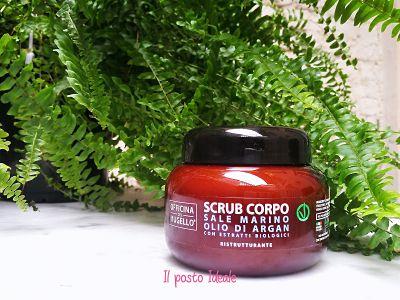 Officina del Mugello Scrub al sale marino e olio di argan Scrub corpo Officina del Mugello