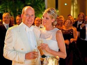 Matrimonio di Alberto di Monaco e le loro bevande