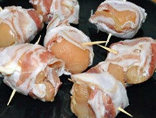 Involtini di pollo e pancetta