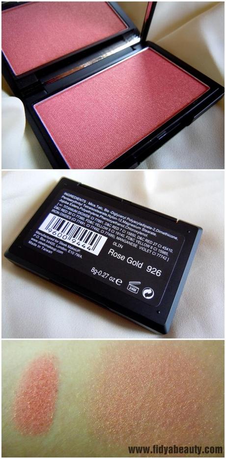 Rose Gold blush Sleek (dupe Orgasm di Nars)