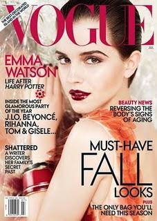 Emma Watson by Mario Testino | American Vogue, July 2011