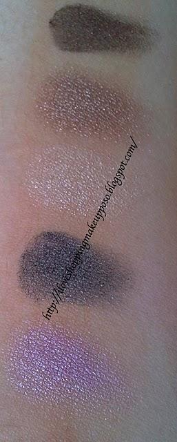 Ombretti mono Essence - swatches