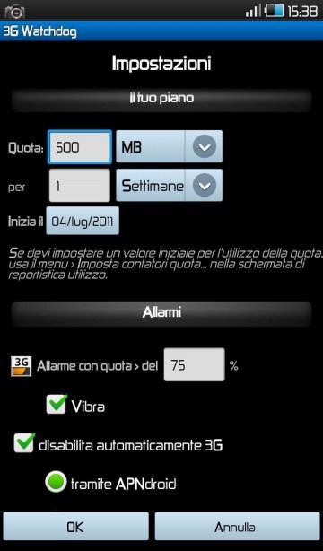 3G Watchdog, teniamo d’occhio il nostro traffico sulla Rete!