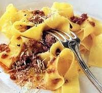 Pappardelle al sugo di lepre