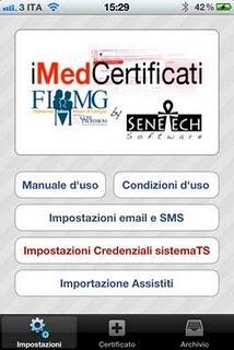 Invio telematico dei certificati di malattia INPS per gli FIMMG con l'app iMedCertificati FIMMG. Invio telematico dei certificati di malattia INPS per gli FIMMG con l'app iMedCertificati FIMMG.