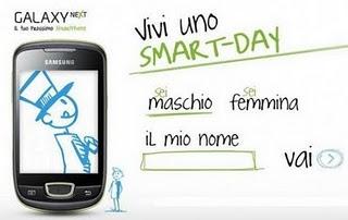 Spot pubblicitario per Samsung Galaxy Next