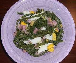 Insalata di fagiolini estiva per bambini