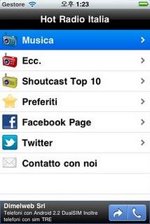 Le stazioni radio Internet in Italia gratuitamente con l'app Hot Radio Italia