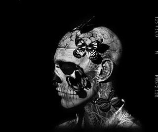 Rick Genest by Aline & Jacqueline for GQ Italia