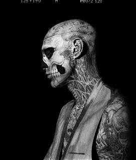 Rick Genest by Aline & Jacqueline for GQ Italia