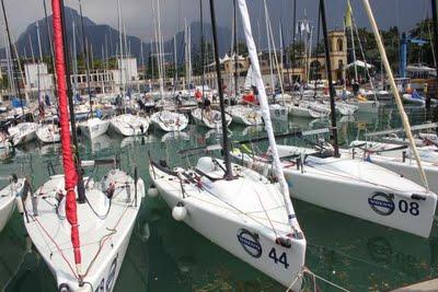 Tutto pronto al porticciolo della Fraglia Vela Riva