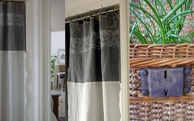 Linen curtains