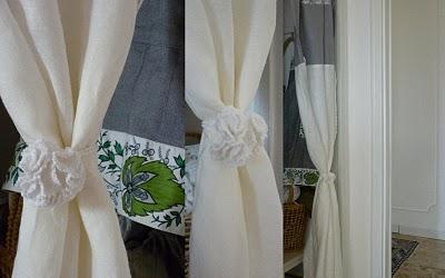 Linen curtains