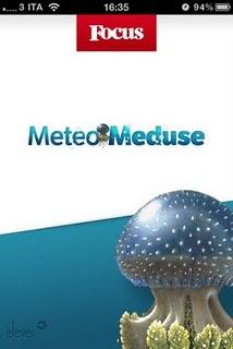 L'app Focus Meteo Meduse