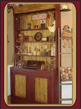 COUNTRY PRIMITIVE STYLE DINING ROOM