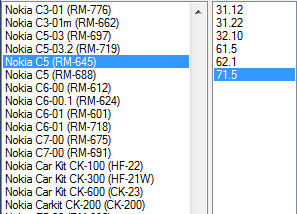 Nokia C5 firmware update v. 71.5