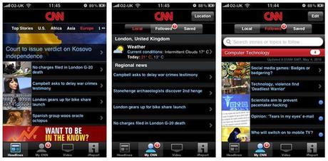 CNN International1 Versione 1.2 di CNN International, arriva il supporto ai 5th ed.