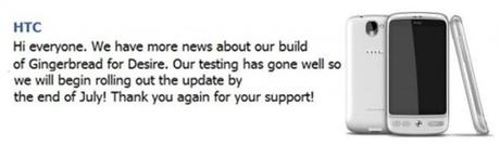 htc desire gingerbread luglio 595x174 [Flash News] Gingerbread per HTC Desire arriverà entro la fine di luglio !