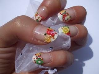 Fimo Fruit Nail Art