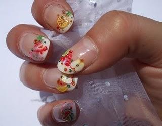 Fimo Fruit Nail Art