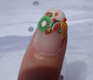 Fimo Fruit Nail Art