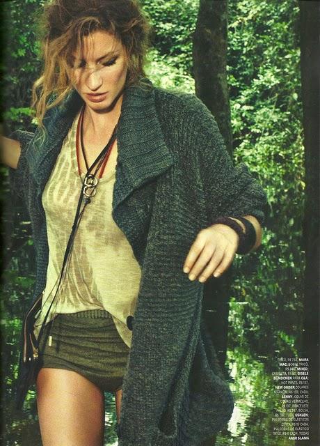 Gisele Bündchen in 4 ben Copertine per Vogue Brasile, Luglio 2011