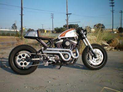 Harley Davidson Cafè Racer Mulato by Brawny Built