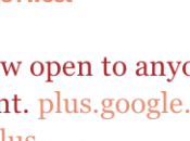 Google+ finalmente aperto tutti quasi)!