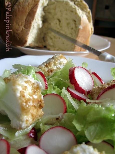 In principio era un ravanello adesso è un'insalata con i caprini..