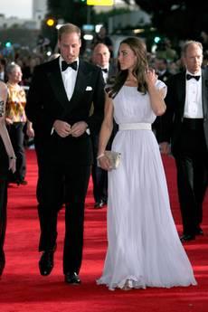 William e Kate incontrano le star di Los Angeles facendo un blitz ai BAFTA Brits