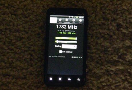 HTC EVO 3D HTC EVO 3D & Overclock: Spinto fino ai 1780 MHz !