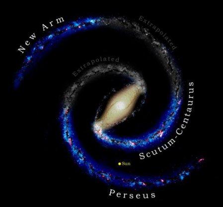 Un braccio di spirale nella parte esterna della Galassia