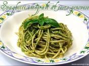 Spaghetti integrali pesto