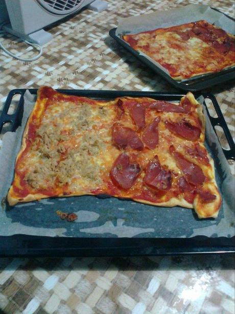 Pizza Facile (Margherita, Tonno, Crudo)